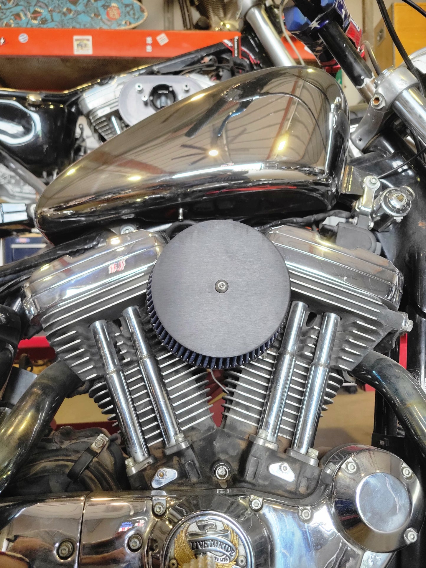 BACK PLATE FOR AIR CLEANER COVER