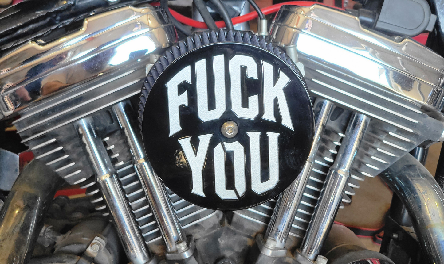 FUCK YOU AIR CLEANER COVER