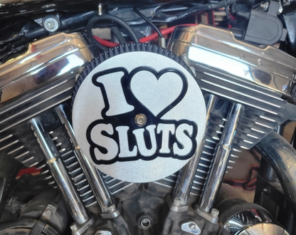 I HEART SLUTS AIR CLEANER COVER